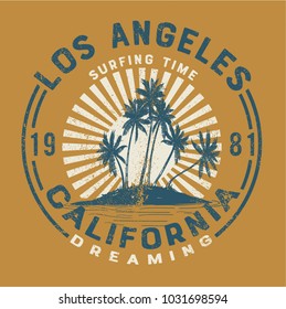 vector surfing illustration print