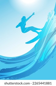 Ilustración de fondo de silueta de navegación vectorial.