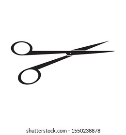 Vector Surgical Scissors. Vector Image.