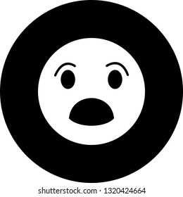  Vector Surprise Emoji Icon
