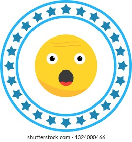  Vector Surprise Emoji Icon 