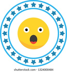  Vector Surprise Emoji Icon