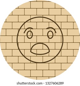  Vector Surprise Emoji Icon
