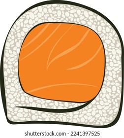 Vector of the sushi element