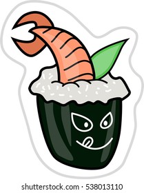 Vector sushi illustration