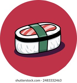 Vector sushi japanese food vector illustration