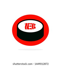 Vector Sushi Logo Letter B. B Sushi Letter Design Vector