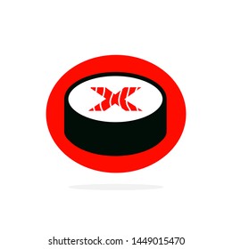 Vector Sushi Logo Letter X. X Sushi Letter Design Vector