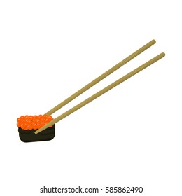 Vector Sushi salmon roe