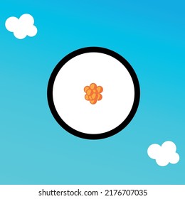 El vector de la serie de sushi, el vector del sushi de huevo de atún. Ideal para tentadores diseños de comida