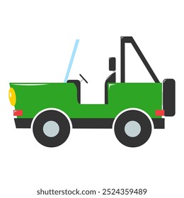 Vector SUV Flat Design Illustration