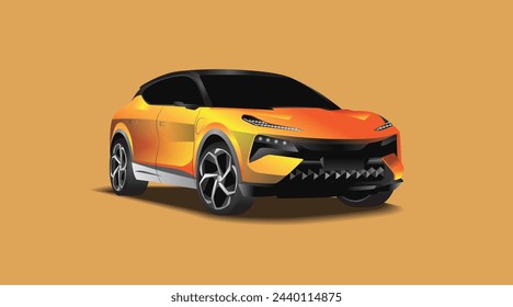 Vektor: SUV Premium-Auto mit 4wd