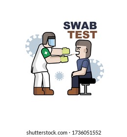 Vector Swab Test Corona Virus Disease 19