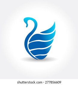 Vector Swan icon