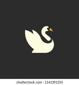 vector swan logo