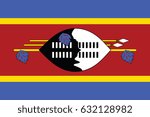 Vector Swaziland flag, Swaziland flag illustration, Swaziland flag picture, Swaziland flag image