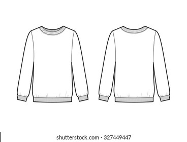 vector sweatshirt sketch