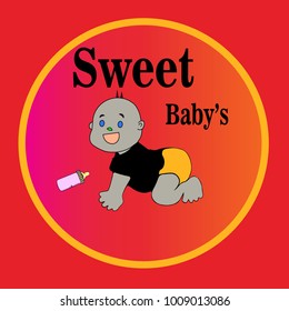 vector of sweet baby's