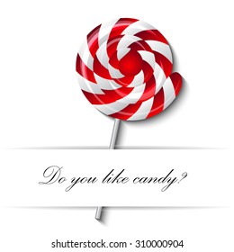 Vector sweet and candie icon EPS illustration