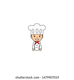 Vector of a sweet chef character