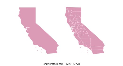 Vector sweet color map of California