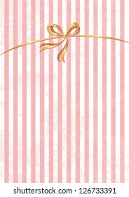 Vector sweet stripped background. White and pink. Cute wallpaper. Sweet shop theme.