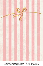 Vector sweet stripped background. White and pink. Cute wallpaper. Candy shop theme.