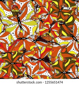 Vector of sweets and candies. Seamless candies. Vector.