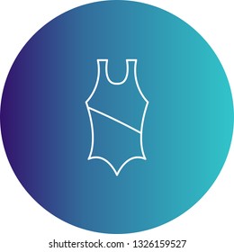  Vector Swimming Costume Icon