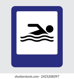 ilustración vectorial de la piscina