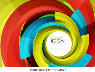 Vector swirl background