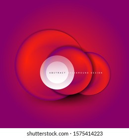 Vector swirl circle banner, 3d style abstract sphere or round shape icon or background templates. Vector Illustration For Wallpaper, Banner, Background, Card, Book Illustration, landing page