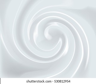 Vector Swirl Cream Texture Background 