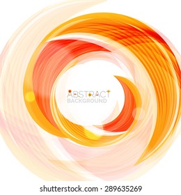 Fondo abstracto de la línea giratoria del vector. Diseño moderno para su mensaje, lema o nombre de marca