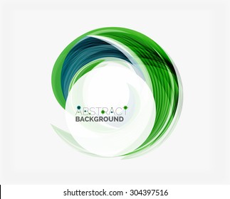 Vector swirl line abstract background. Modern layout for your message, slogan or brand name