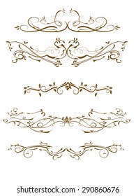 Vector swirl ornament