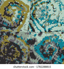 Vector Swirl. Psychedelic Spiral. Colorful Geo Circles. Colorful Water Colour Logo. Kaleidoscope Tie Dye Stripes. Colourful Tie Dye Spiral Vector.