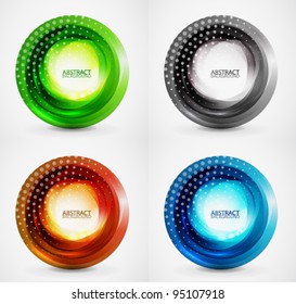 Vector swirl set