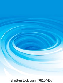 Vector of swirling water background.