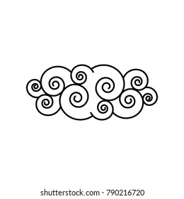 vector swirls abstract illustration 