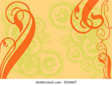 vector swirly background