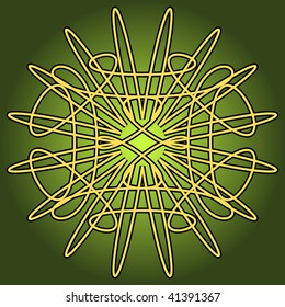 (Vector) A swirly whirly pattern. The pattern is on a separate layer, so it's easy to change the size and convert this into a repeat pattern seamless tile!
A Jpg version is also available.