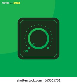 Vector switch. Switch icon. On/off icon.