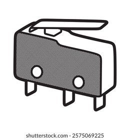 vector, switch image for electronic device sensor