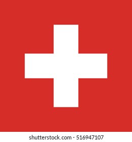 Vector Switzerland flag, Switzerland flag illustration, Switzerland flag picture, Switzerland flag image