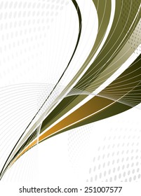 Vector Swoosh. Abstract Illustration.