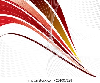 Vector Swoosh. Abstract Illustration.