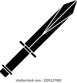 Icono de espada vector Icono ilustración de fondo blanco 

