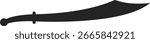vector of a sword. weapon, traditional, knight