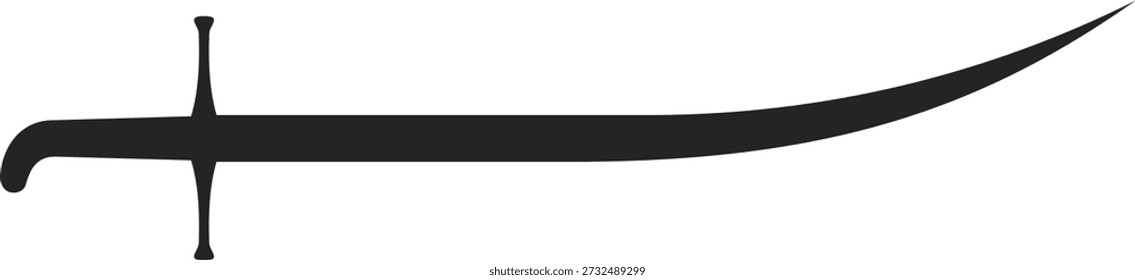vector of a sword. weapon, traditional, knight